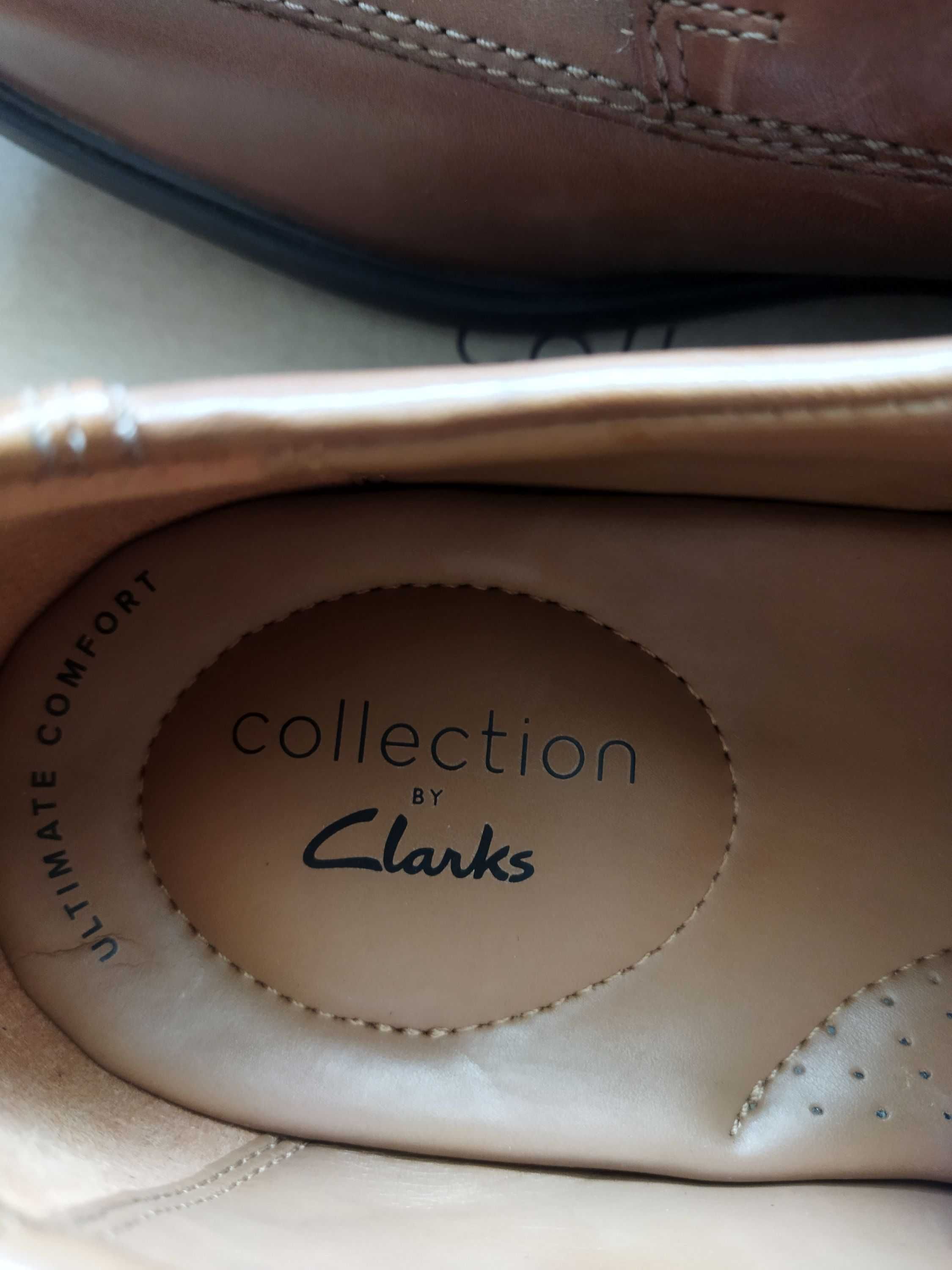 Туфли-дерби Clarks (Великобритания),кожа,оригинал,новые,р-р 43