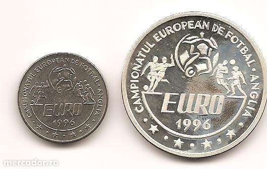 100 lei 1996 argint euro 1996