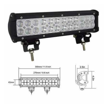 led bar 72 w 31 cm si kit 2 magheti capota/plafon TRANSPORT 0