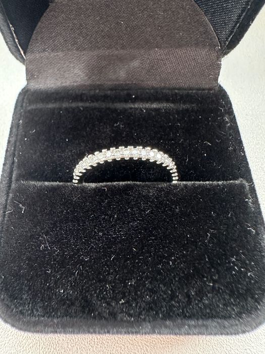 Inel argint cu moissanite