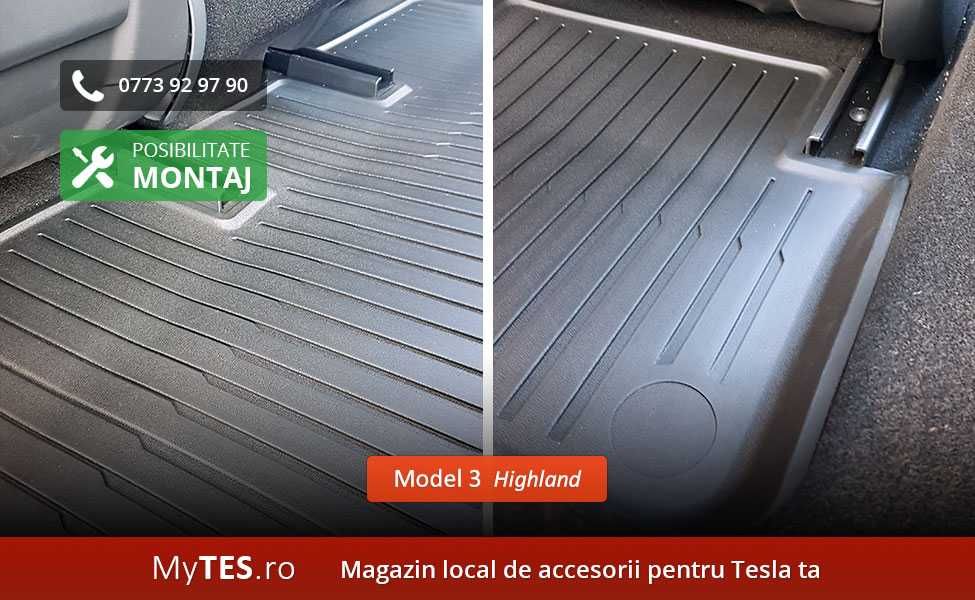 Set complet covorase cauciucate - Tesla Model 3 / Highland / Y