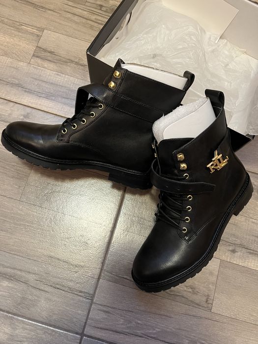 Черни боти Lauren Ralph Lauren