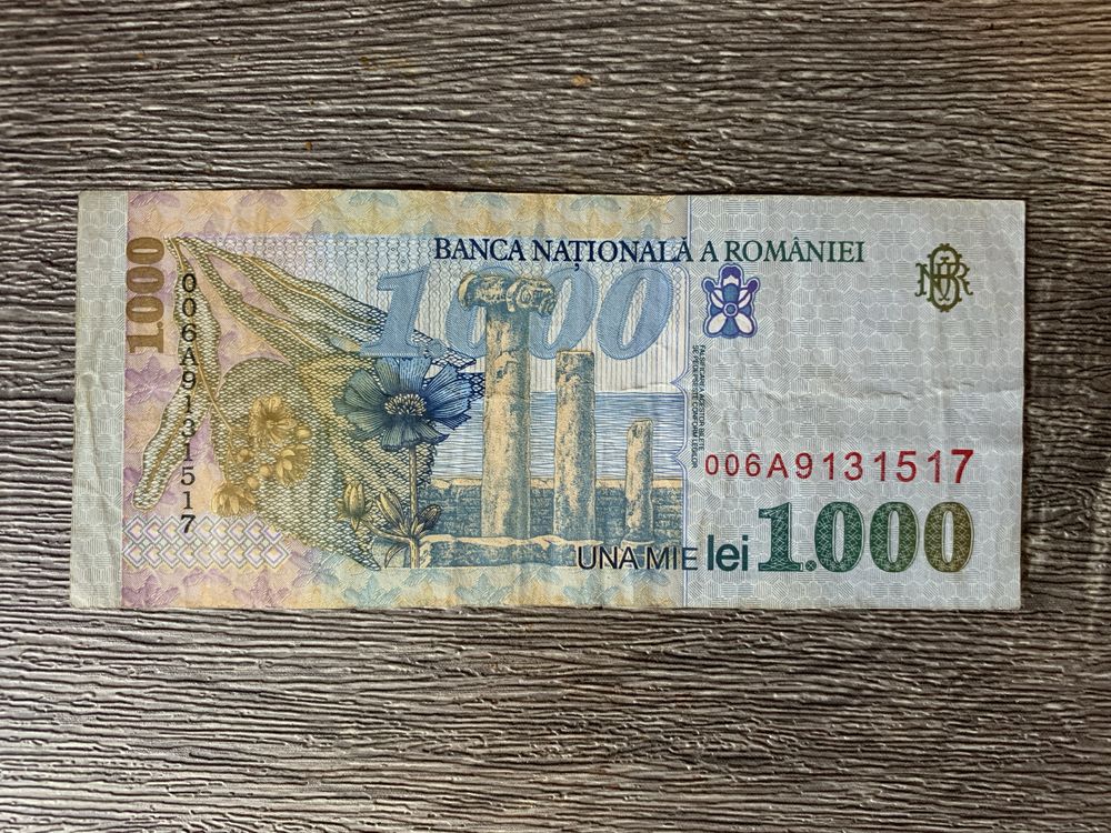 Bancnota se 1.000 Lei - anul 1998