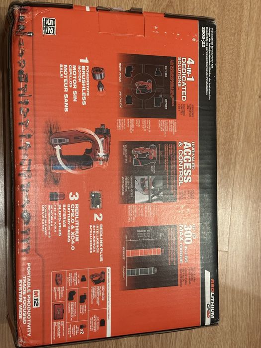 Акумулаторен винтоверт MILWAUKEE M12FDDXKIT 2 батерии и зарядно