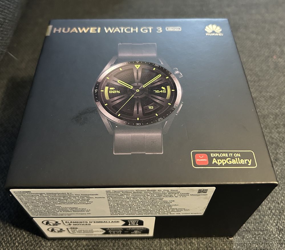 Продавам смарт часовник HUAWEI WATCH GT 3 46mm