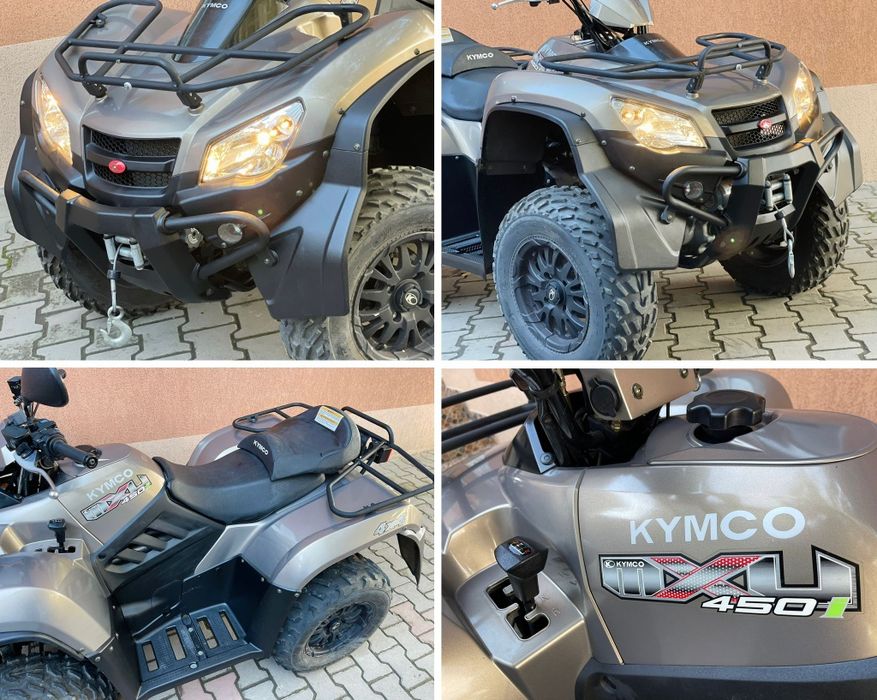 Atv Kymco MXU 450cc EFI 4x4  LONG / 1540km/ Recent adus - Stare NOUĂ !