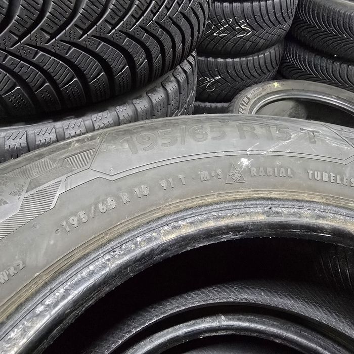 2x 195/65/15 M+S BARUM 2021 Stare excelentă