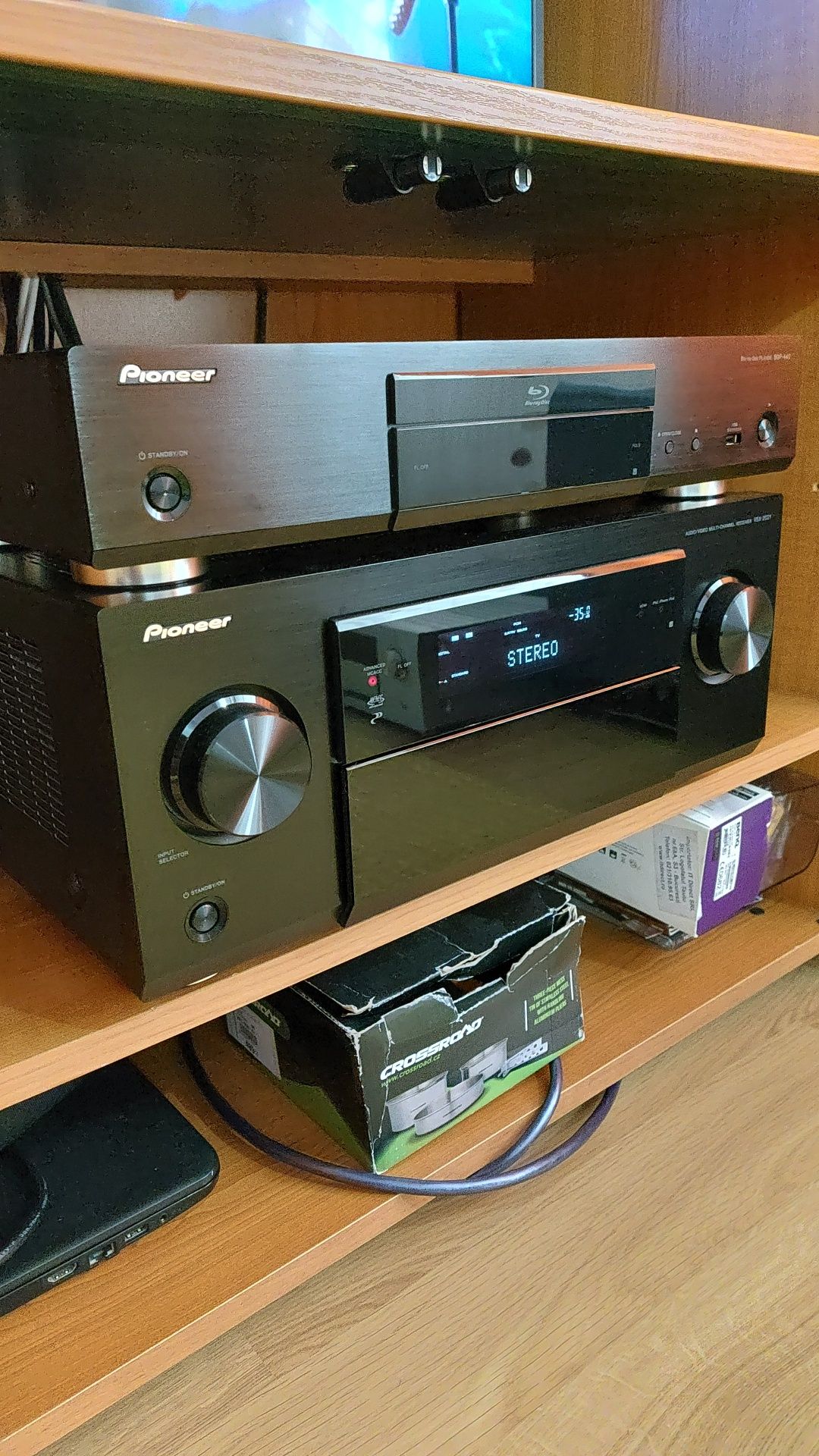 Receiver/amplificator Pioneer +boxe Mission M35i