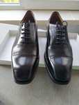 Pantofi Oxford premium din piele pentru barbati Saccor negru 43