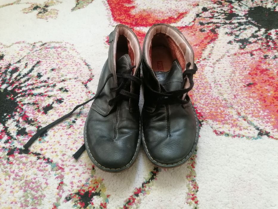 Италиански детски боти от естествен велур