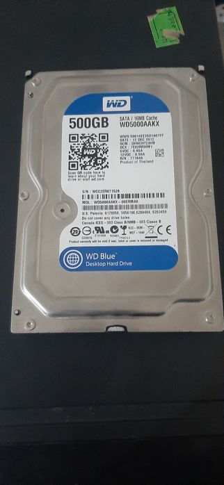 Kompyuterni xotirasi vent 500g sotiladi