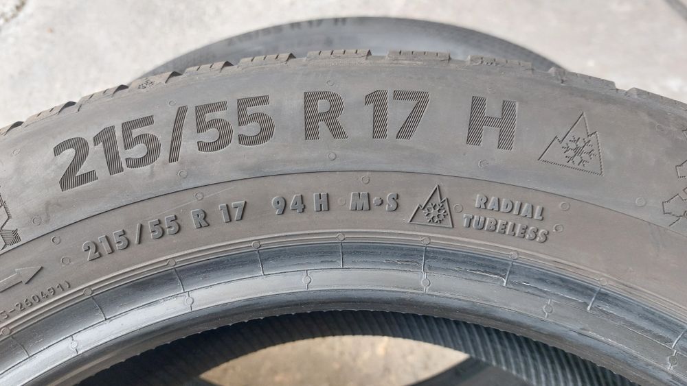 Зимни гуми 215/55/17 Continental WinterContact 2 броя