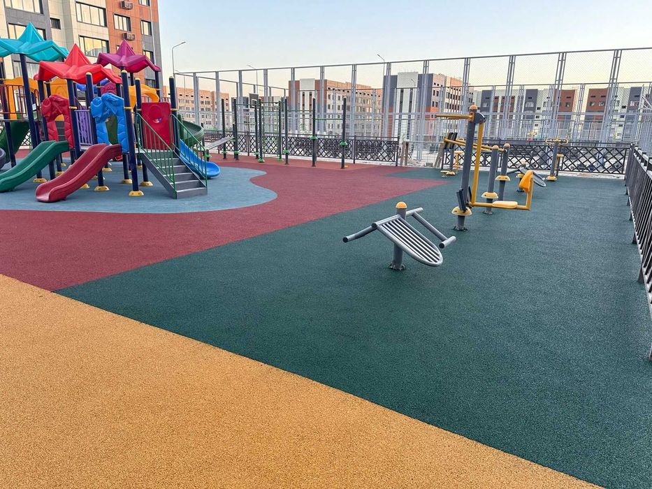 Тартановое покрытие, резиновая крошка от5500тг