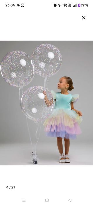 Нарядное платье для девочки