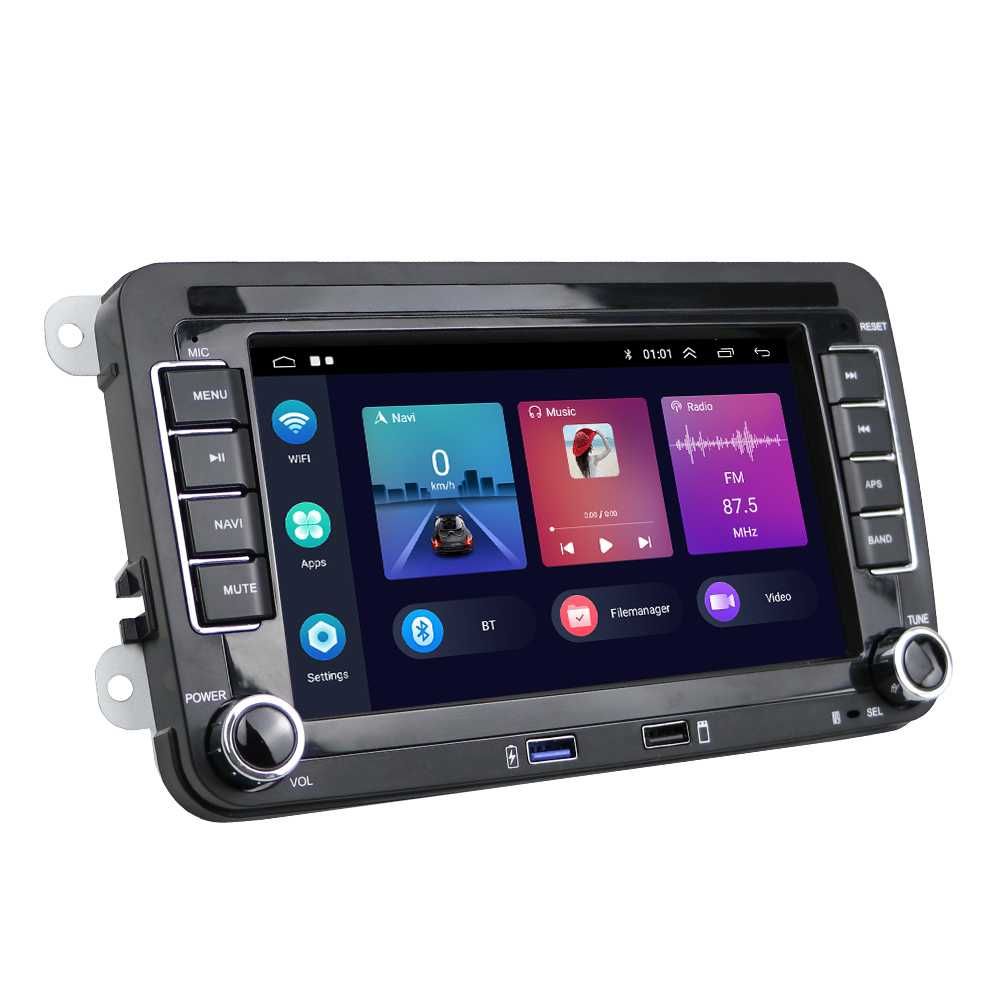 Navigatie Android 11 7Inch, Bluetooth Volkswagen/VW/Skoda/Passat/Golf