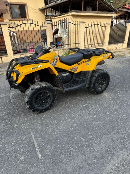 Vând sau schimb  atv can-am outlander 2008 800cc 72cp varianta lunga