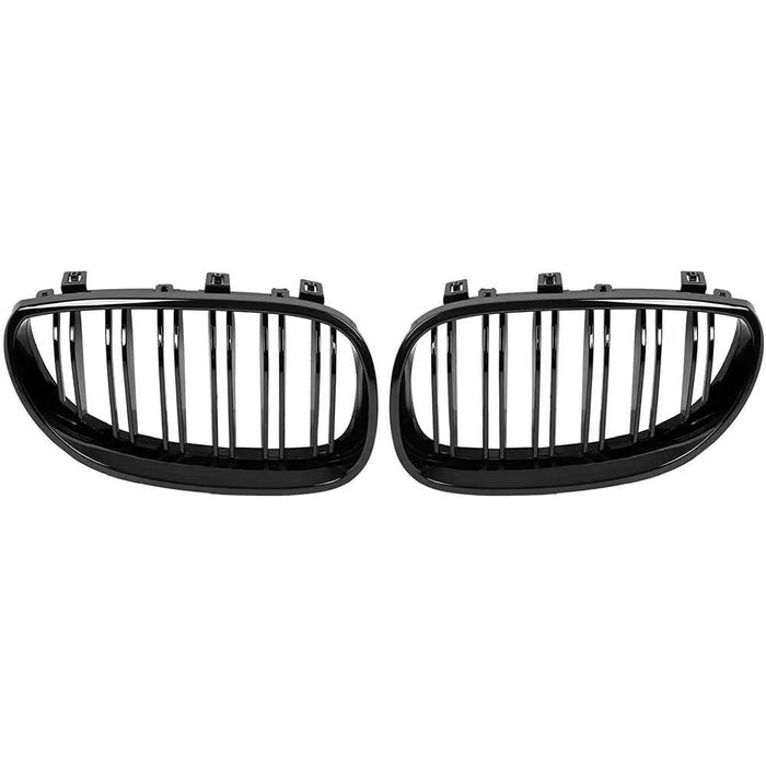 Бъбреци с двойни ребра черен лак за BMW серия 5 E60 E61 2004 до 2009