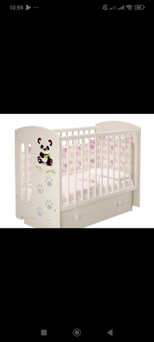 Отдам даром  кроватку