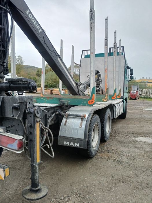 Vând macara forestieraRAR FACUT MAN TGA 480