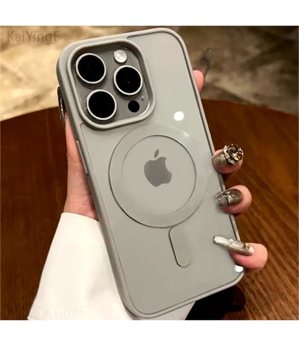 Iphone 16e 16 17 PLUS PRO MAX AIR Husa Magsafe Spate Clar Margine Colo