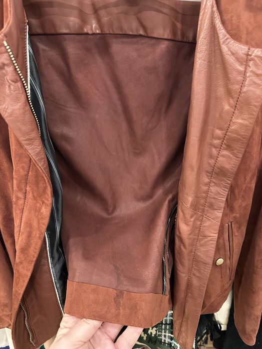 Кожено яке Massimo Dutti