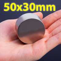 50/30mm неодимов МАГНИТ N52, Neodymium magnet NdFeB magnit neodimov