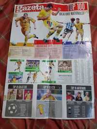 Poster Gazeta sporturilor,vintage/top jucatori fotbal, nationala