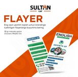 Futbolka, kepka, reklama va poligrafiya
