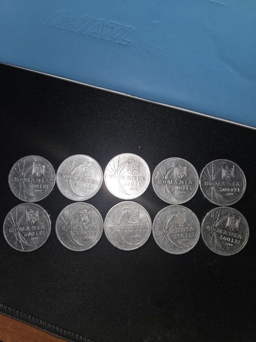 Moneda eclipsa 500 lei 1999,pt colecționari