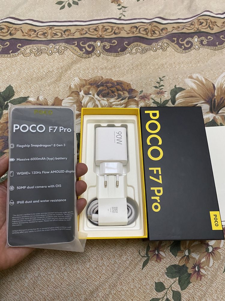 Poco F7 pro. 5G. Новый. 12/512