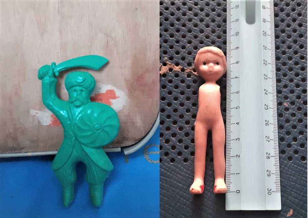 Игрушка Солдатики Всадник Янычар Сарацин. Мини Пупсик Пупс. СССР