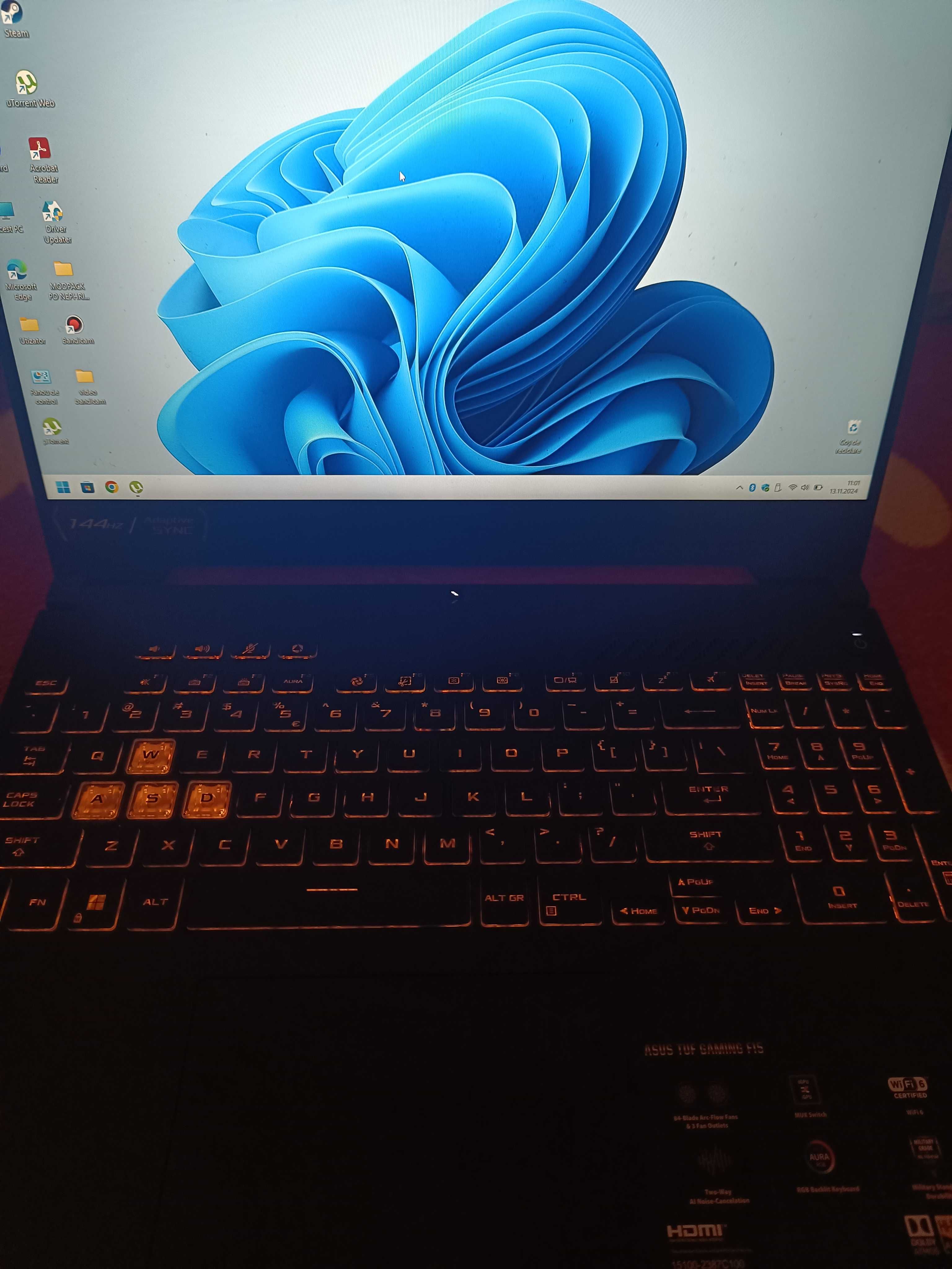 Laptop Asus TUF gaming f15 i7