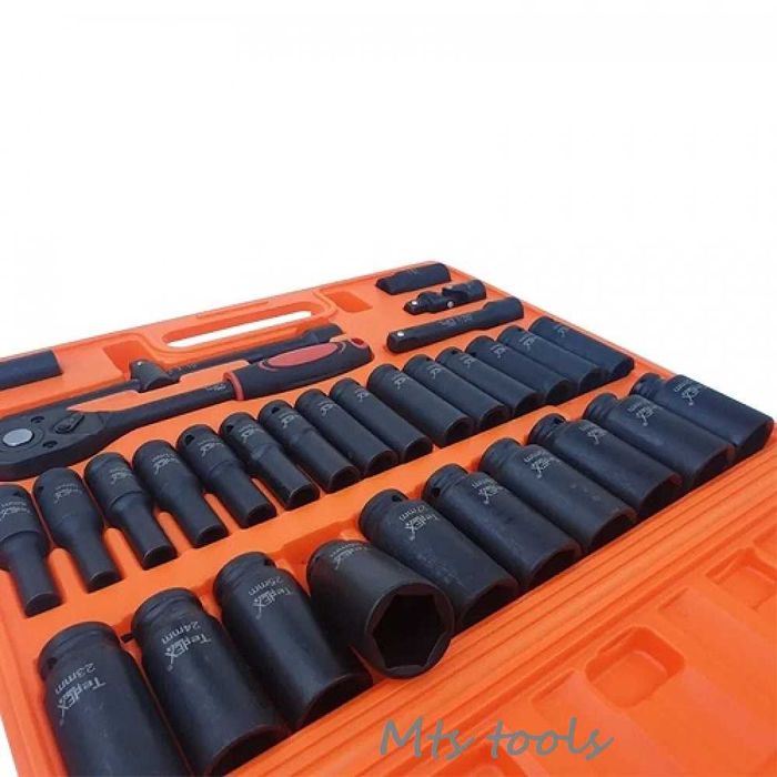 Trusa chei tubulare impact lungi 1/2" 32 piese