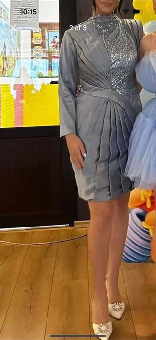 Официални рокли  в зелен и син цвят