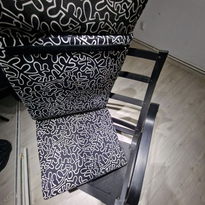 Fotoliu Poang Ikea negru