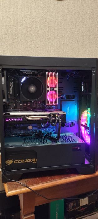 Игровой ПК. Ryzen 5 2600/16gb/MSI b450/SSD/HDD/rx584