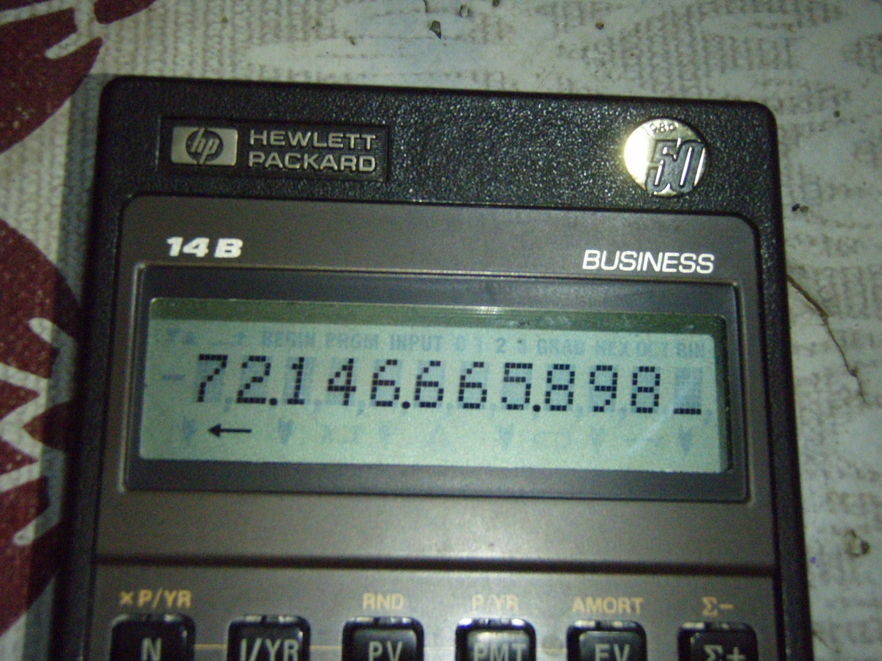 Calculator stiintific HP 14B Business - 50 Anniversary Limited Edition