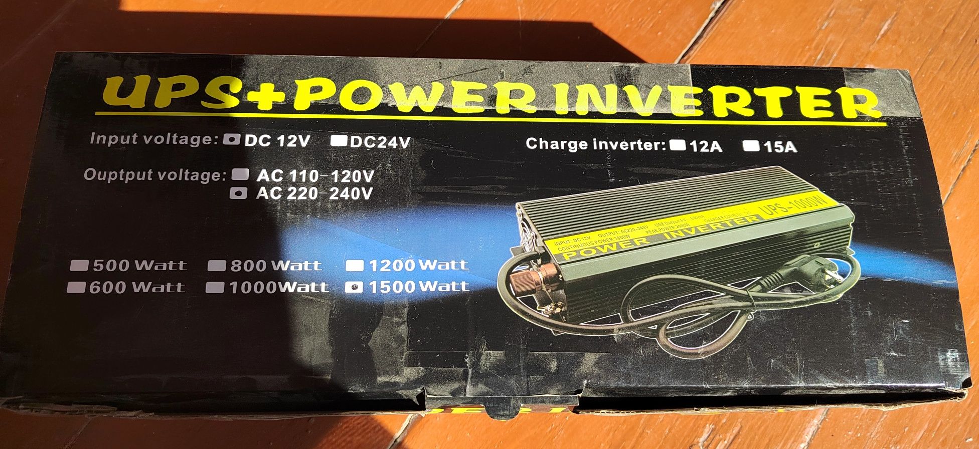 Dc invertor+ yups +zaryadnik  original maxsus