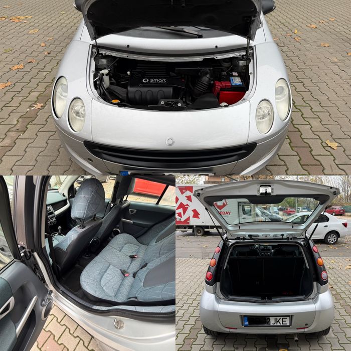 Smart ForFour 2007 • 1.1 Benzină • 75CP • Premium •Km 194.000 Reali