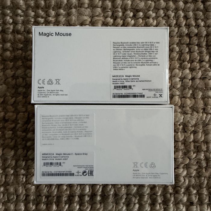 Vand Apple Magic Mouse 2 alb/negru sigilat