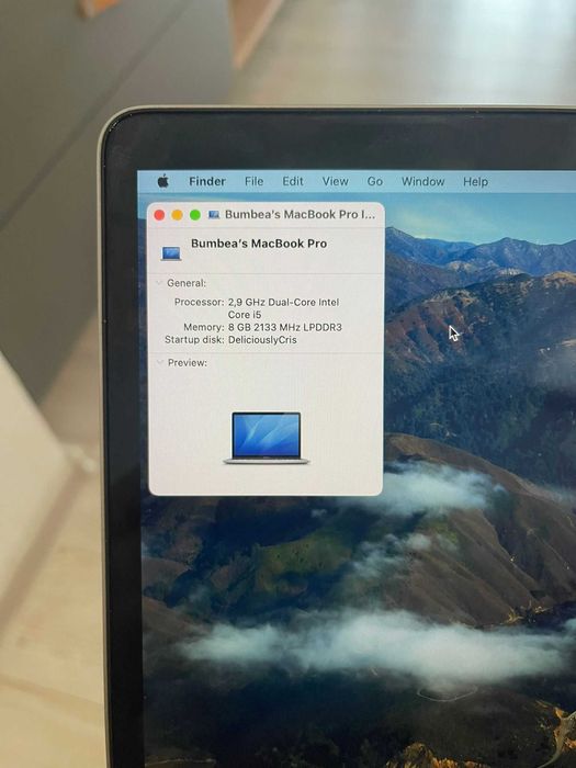 MacBook Pro 13-inch, 2016, 2,9 GHz Dual-Core Intel Core i5
