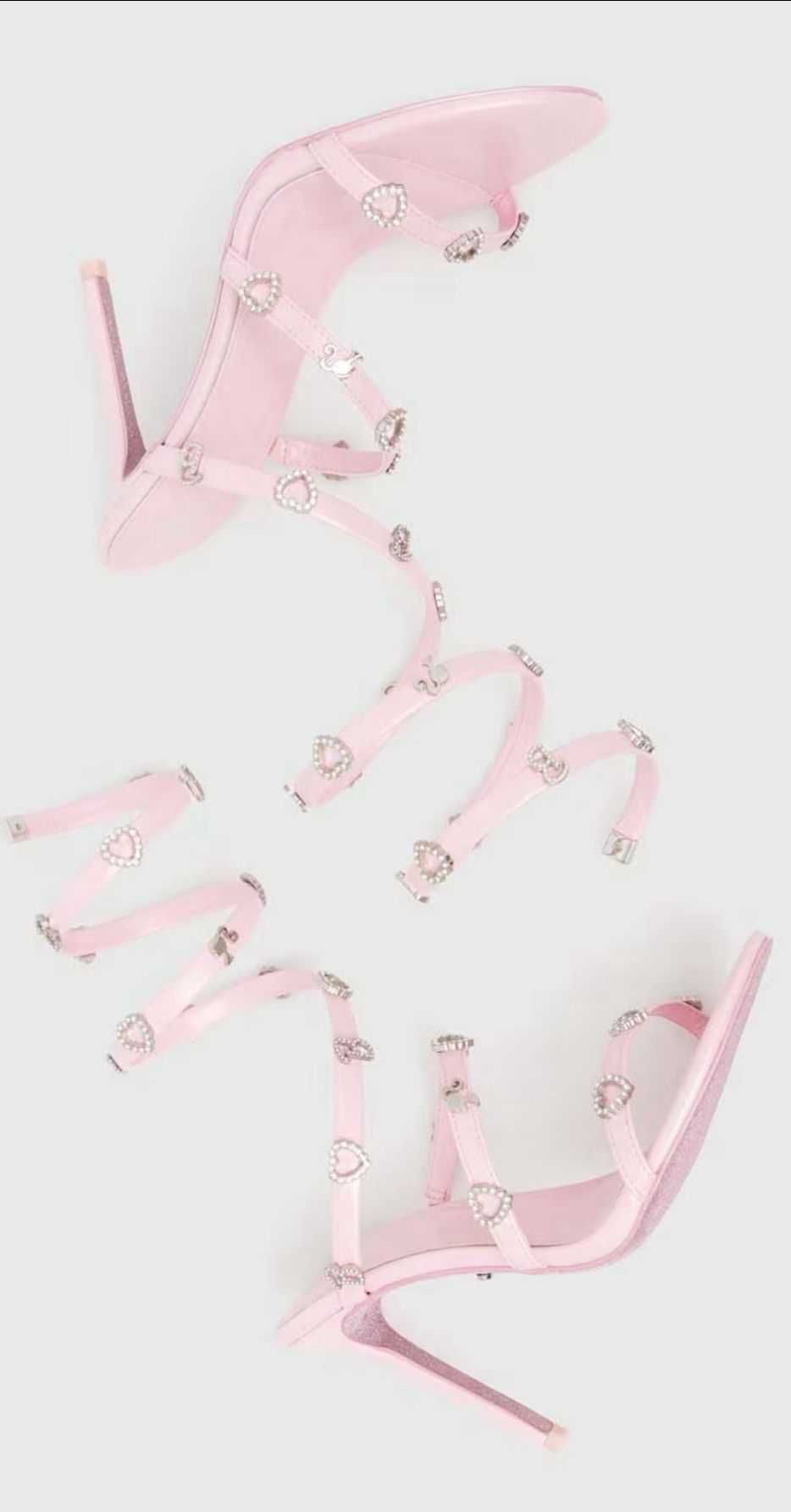 Barbie Runway Sandale cu toc ALDO- light pink EU 40