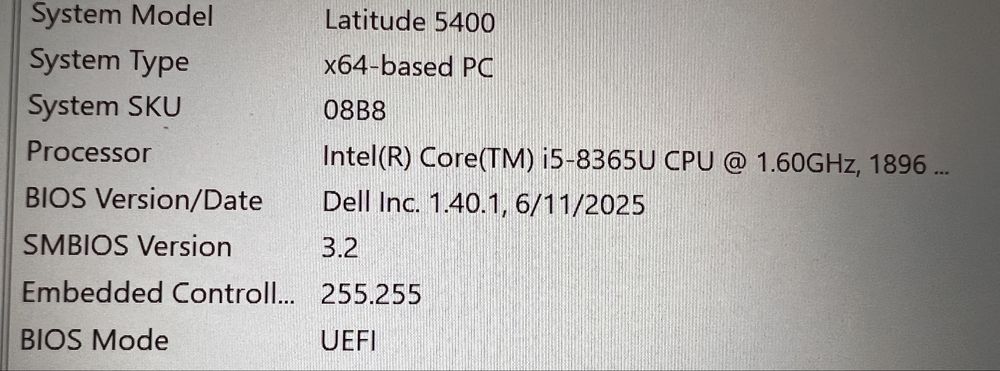 Laptop Dell Latitude 5400 I5 - Windows 11 cu licenta - 512gb