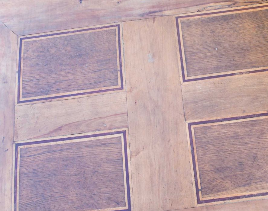 Masă din lemn extensibilă 8 persoane cu șase scaune