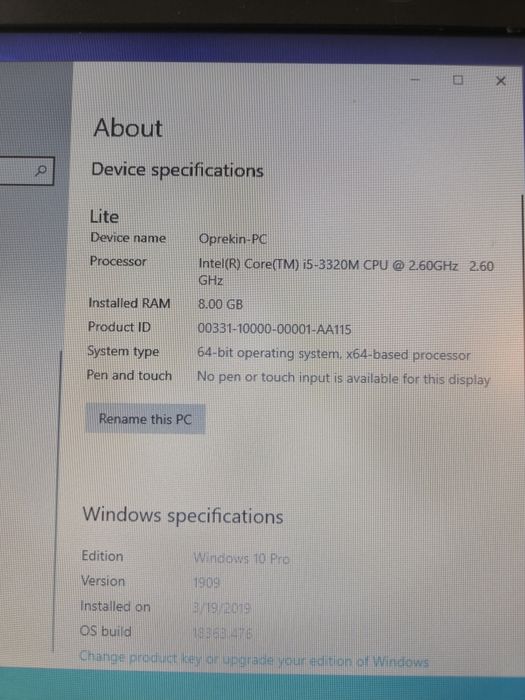 Laptop Dell Latitude i5