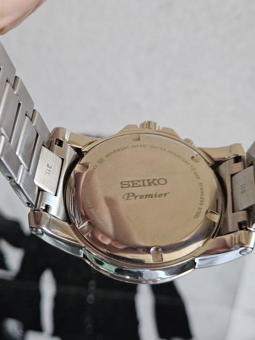 Ceas quartz SNQ145P1  Seiko Premier perpetual calendar