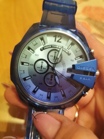 Мъжки часовник Diesel Mega Chief Chronograph Blue
