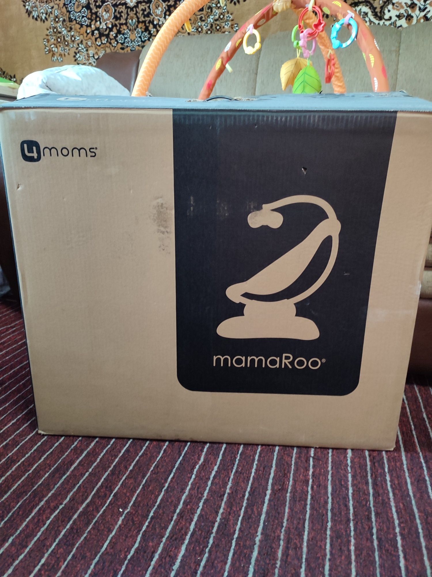 Электрокачель 4Moms MamaRoo4 Multi Plush Белая