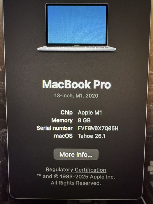 MacBook pro m1 512gb