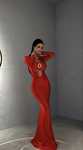 Rochie rosie premium